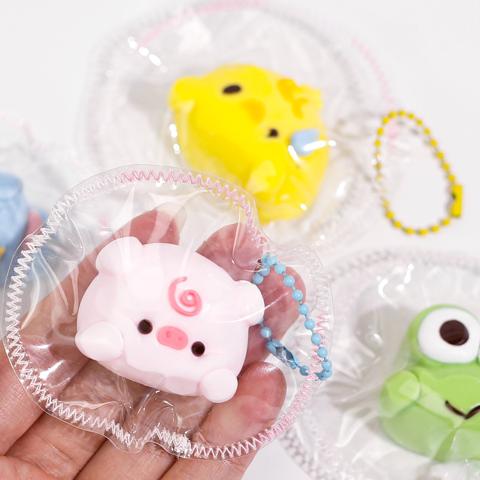 4Pcs Cute Animals Squeezze Taba Squishy toys