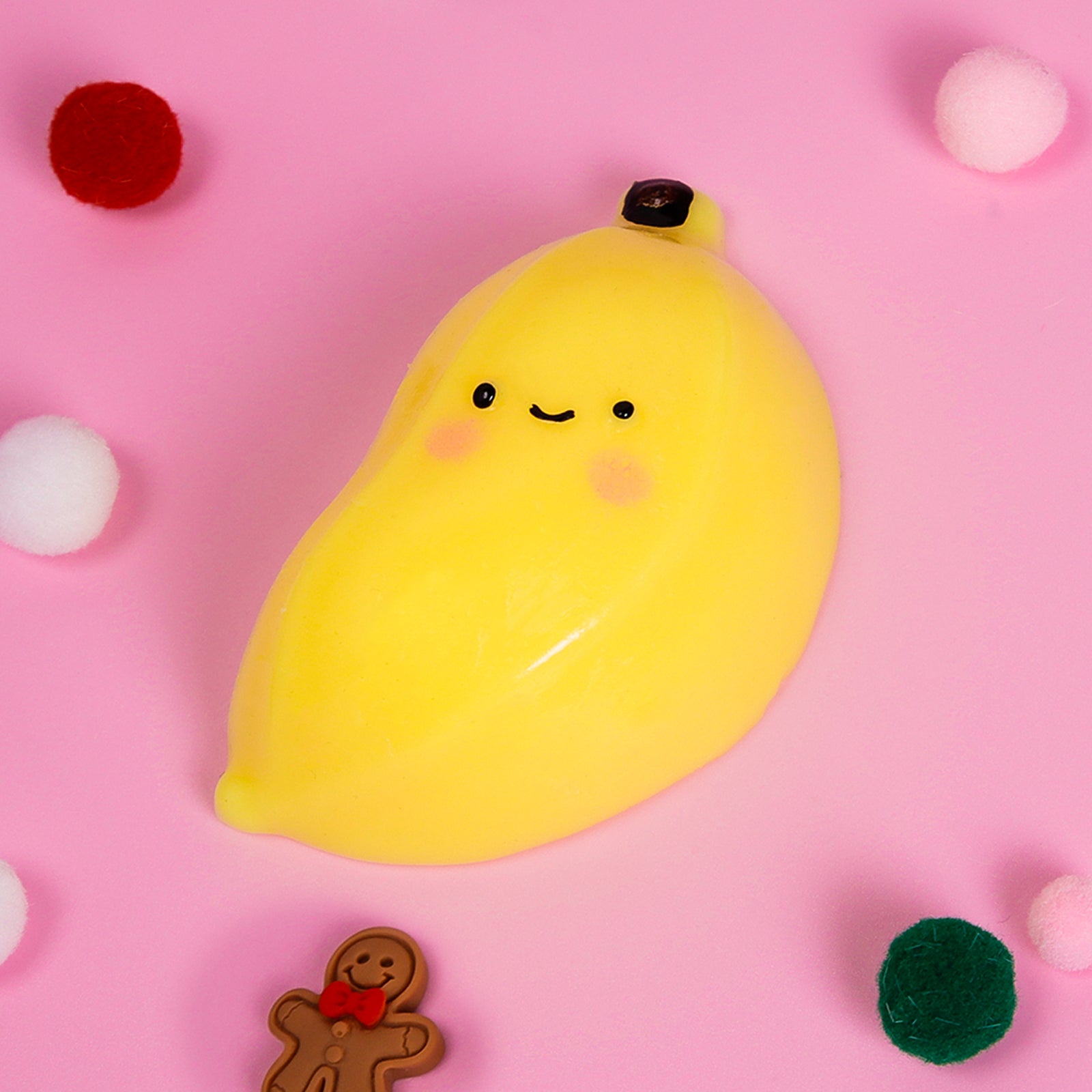 Banana Squishy Toy - Stress Relief Toy - Soft Squeeze Toy