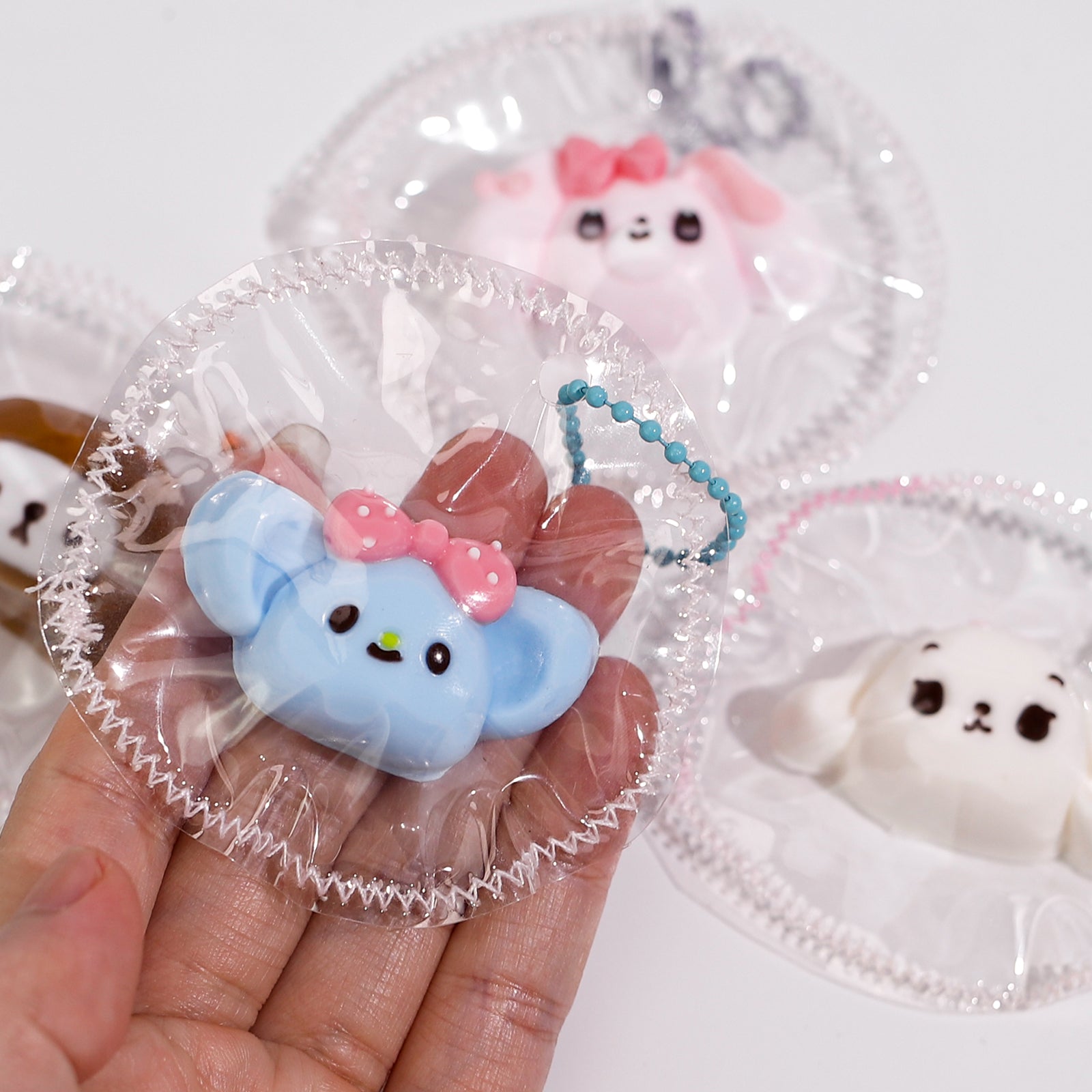 4Pcs Mini Animals Squeezze Taba Squishy toys