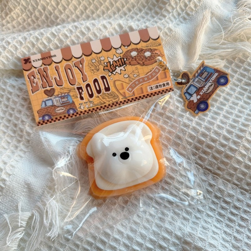 Cute Puppy Bread Squeezze Taba Squishy toys