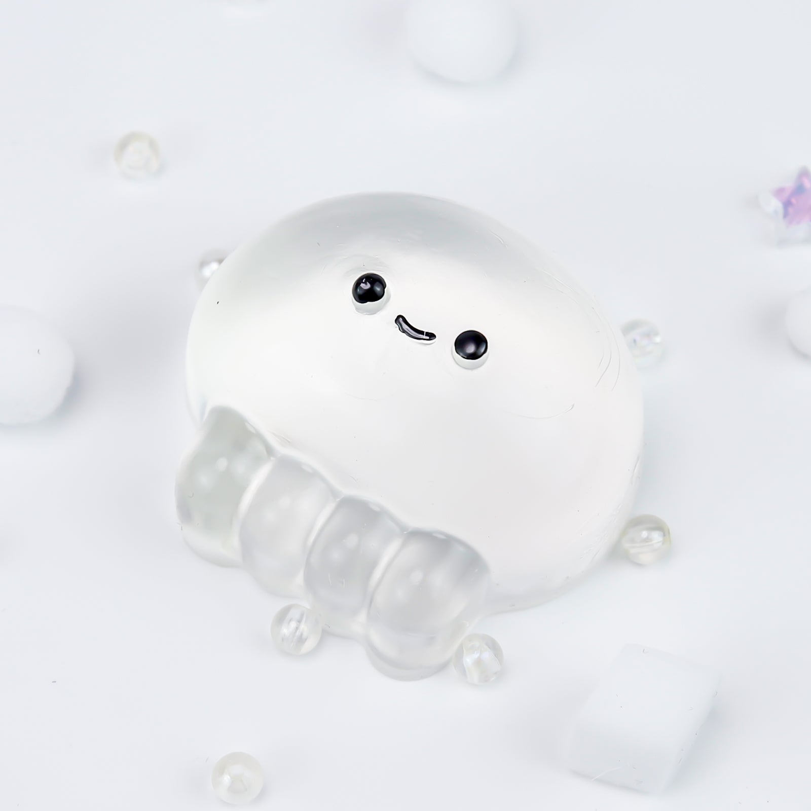 Octopus Squishy Toy - Transparent Stress Toy - Soft Squeeze Toy