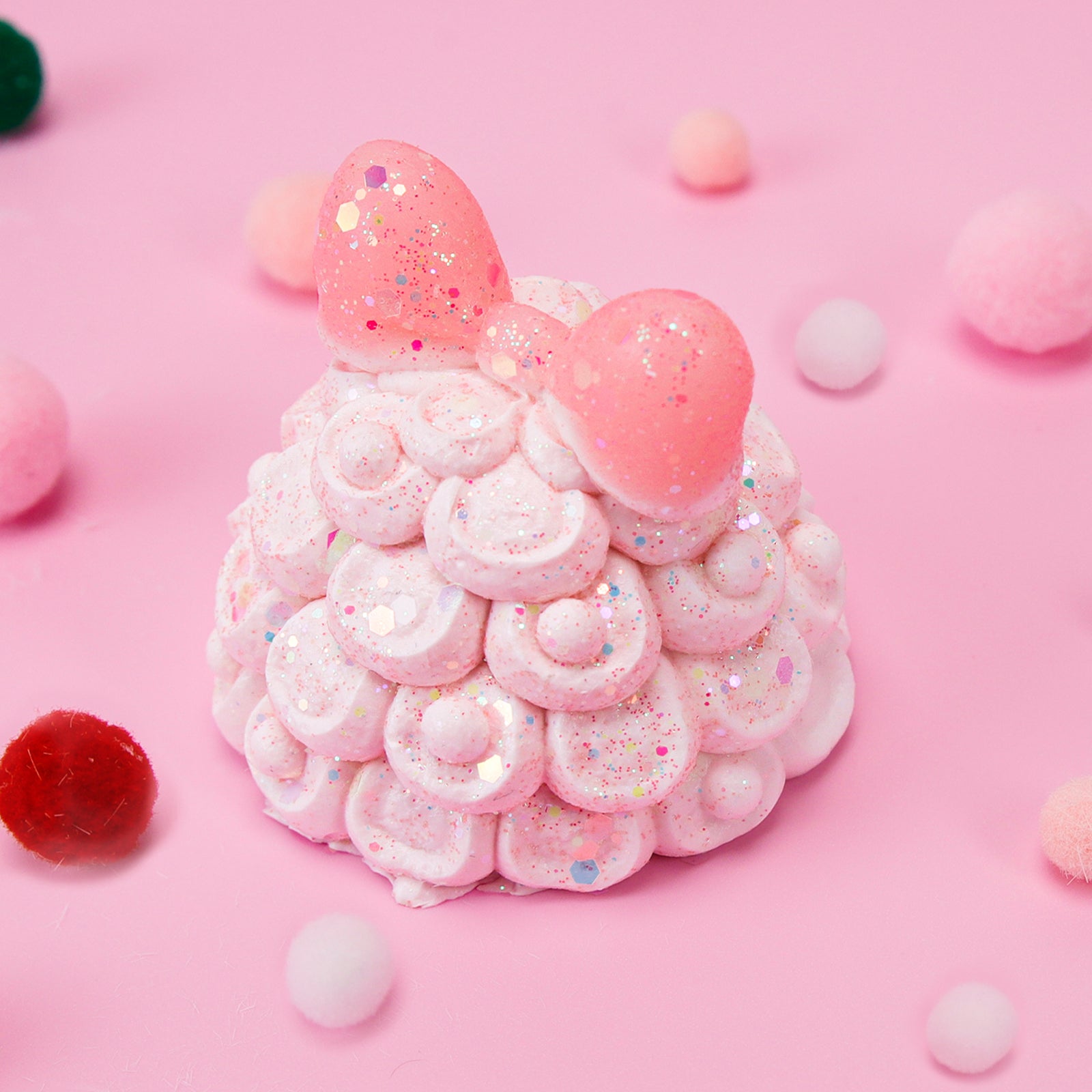Bow Tie Cake Squishy Toy - Stress Relief Toy - Soft Squeeze Toy