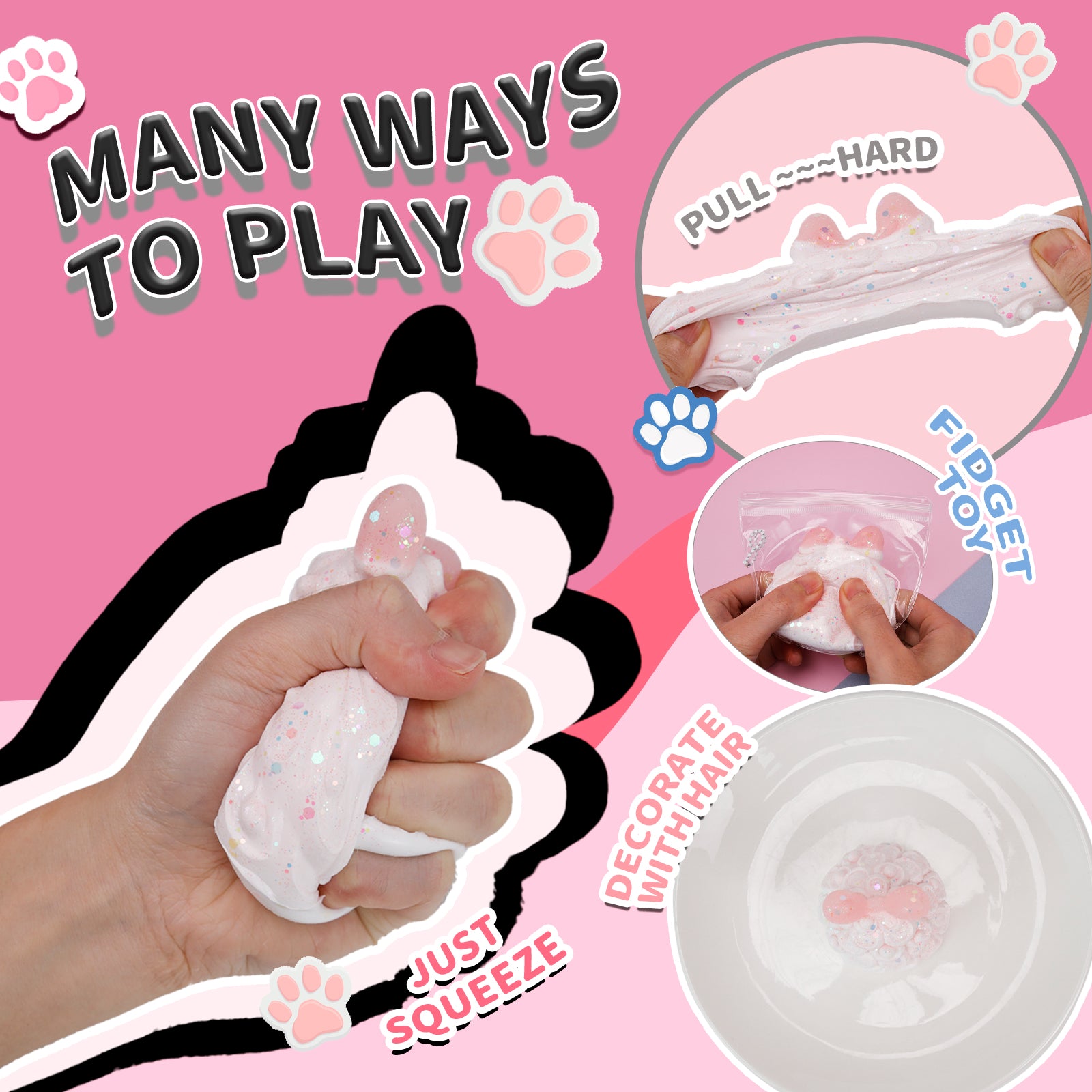 Bow Tie Cake Squishy Toy - Stress Relief Toy - Soft Squeeze Toy