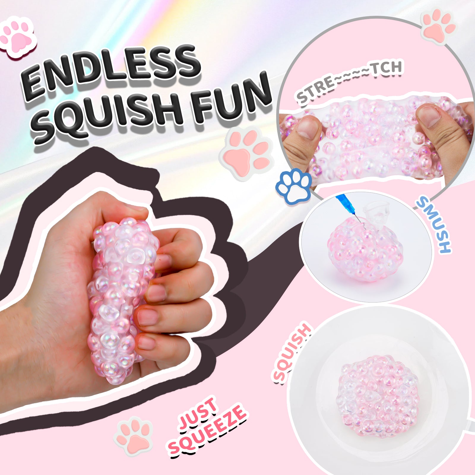 DIY Stress Relief Ball - Shine Series Toy - Handmade Stress Ball