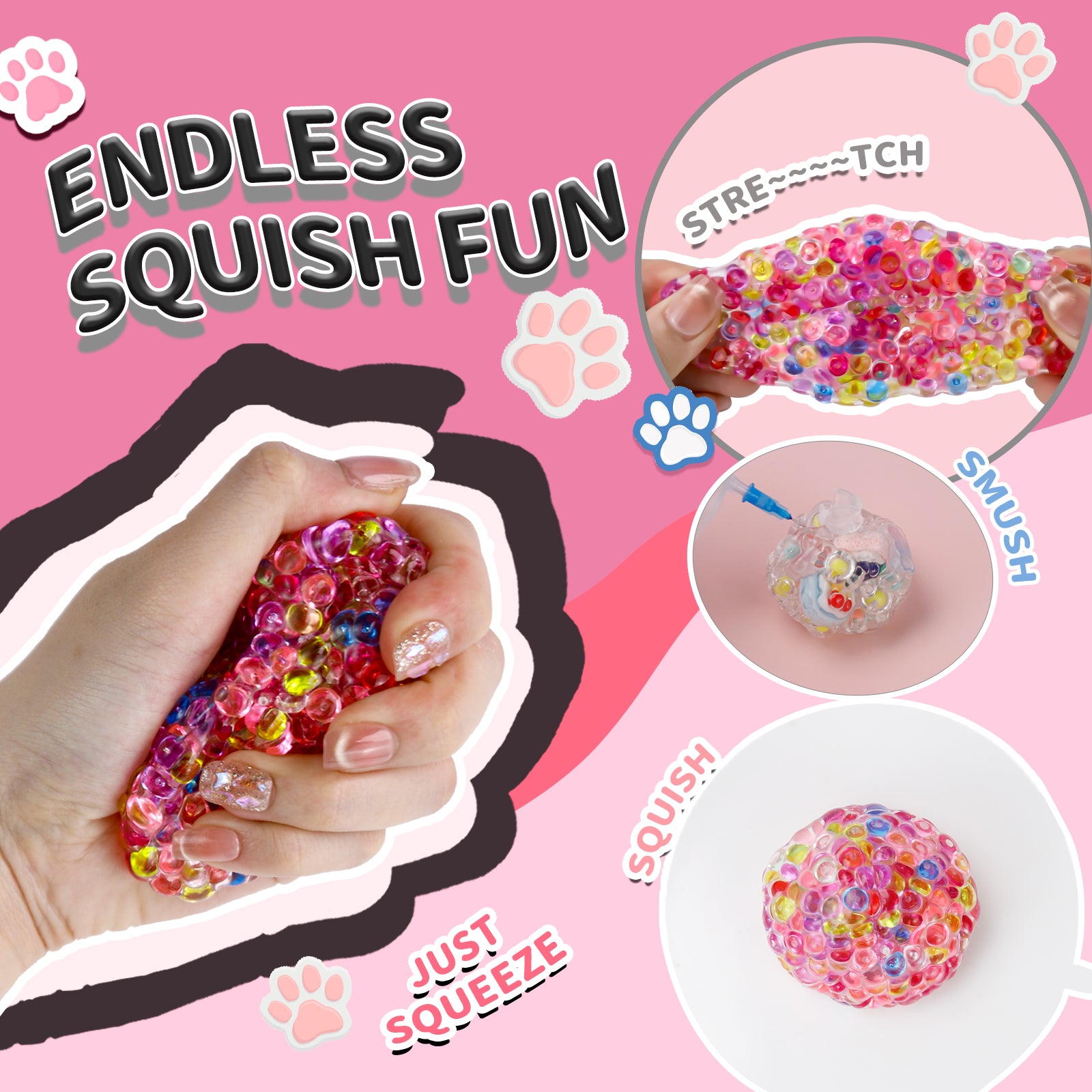 DIY Stress Relief Ball - Candy Series Toy - Handmade Stress Ball