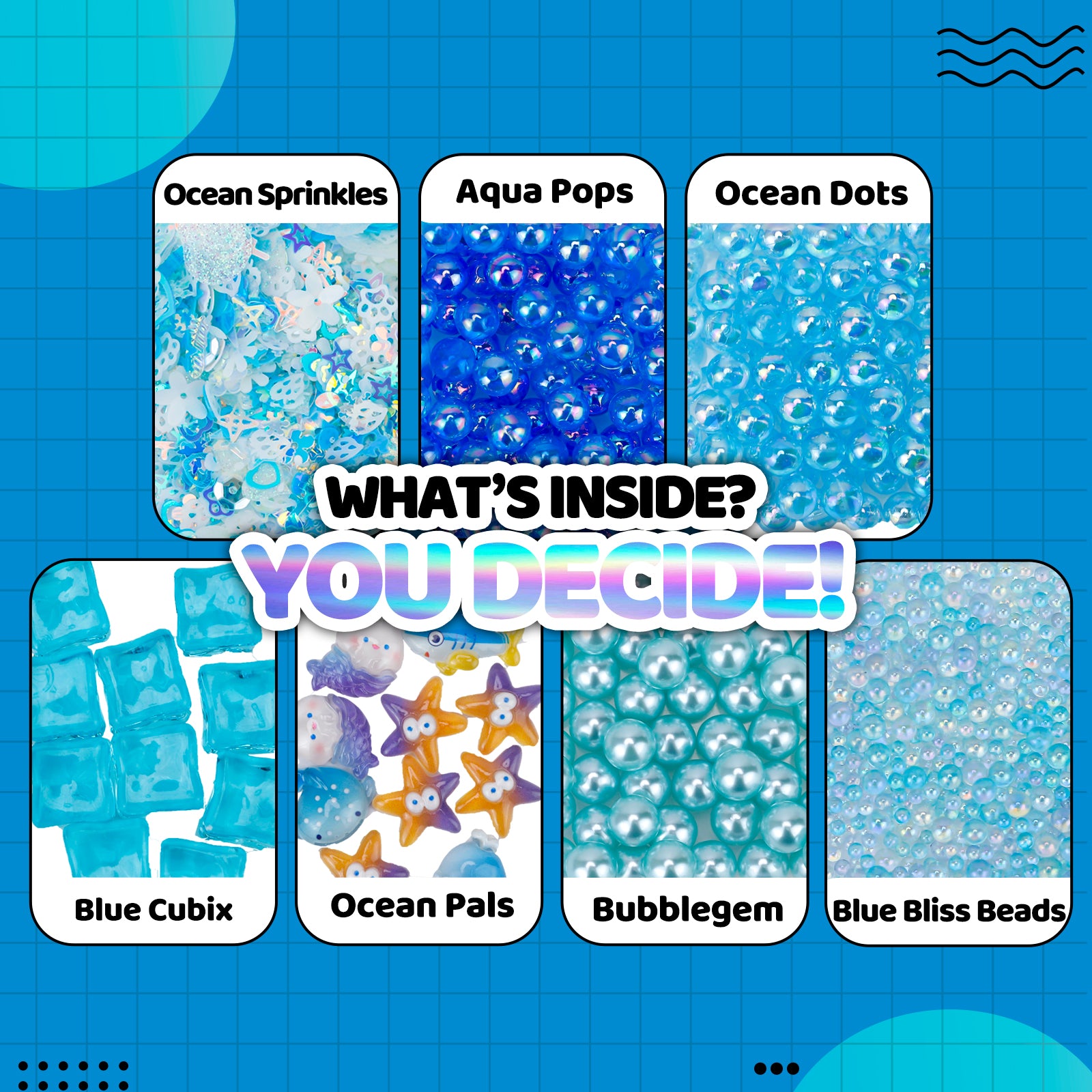 DIY Stress Relief Ball - Ocean Series Toy - Handmade Stress Ball