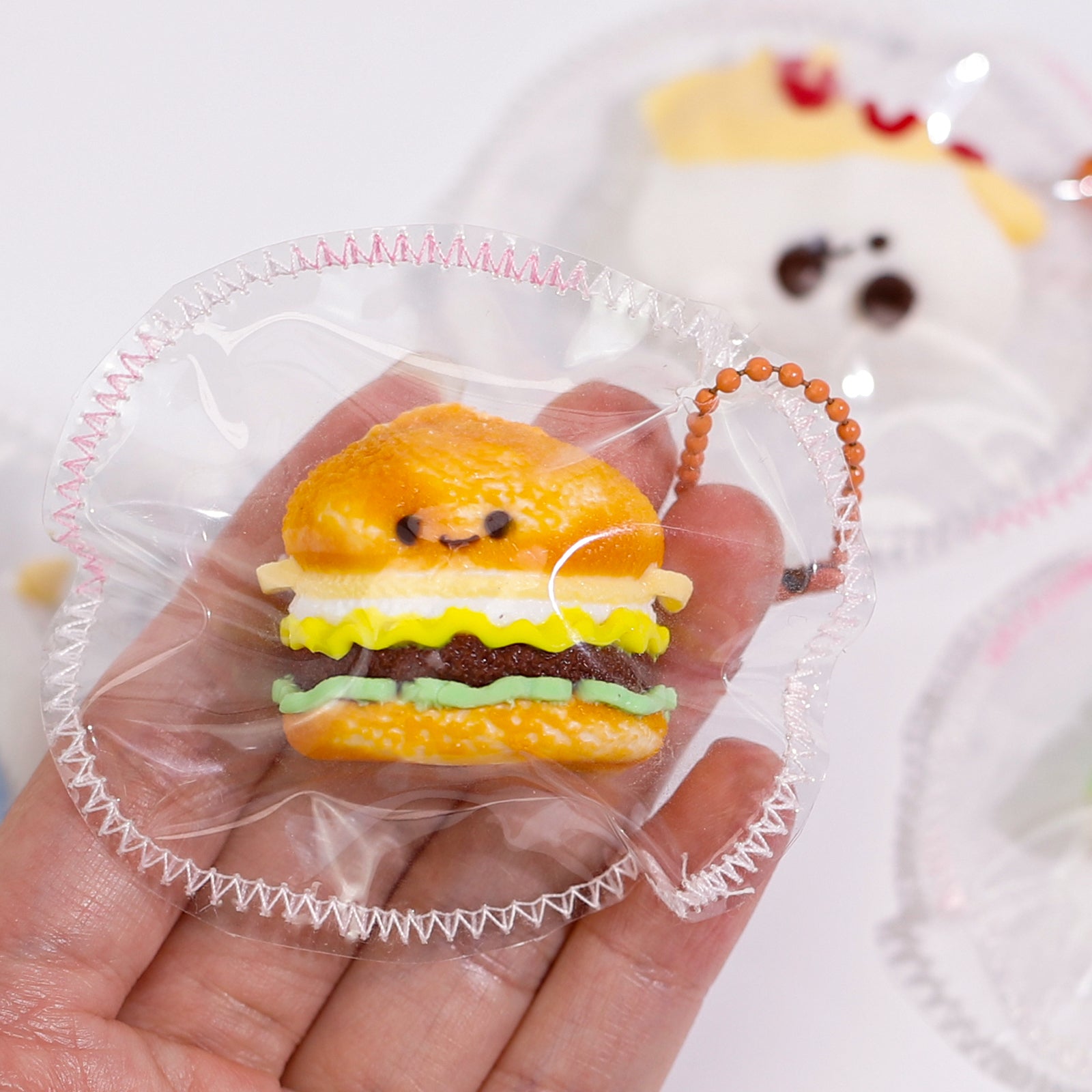 4Pcs Cute Breads Cakes Squeezze Taba Squishy toys