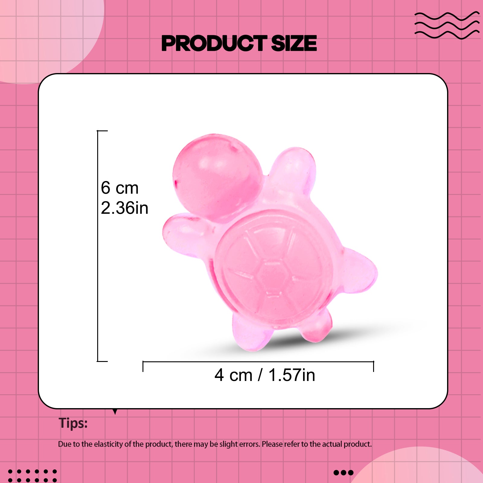 Mini Turtle Squishy Toy - Stress Relief Toy - Soft Squeeze Toy