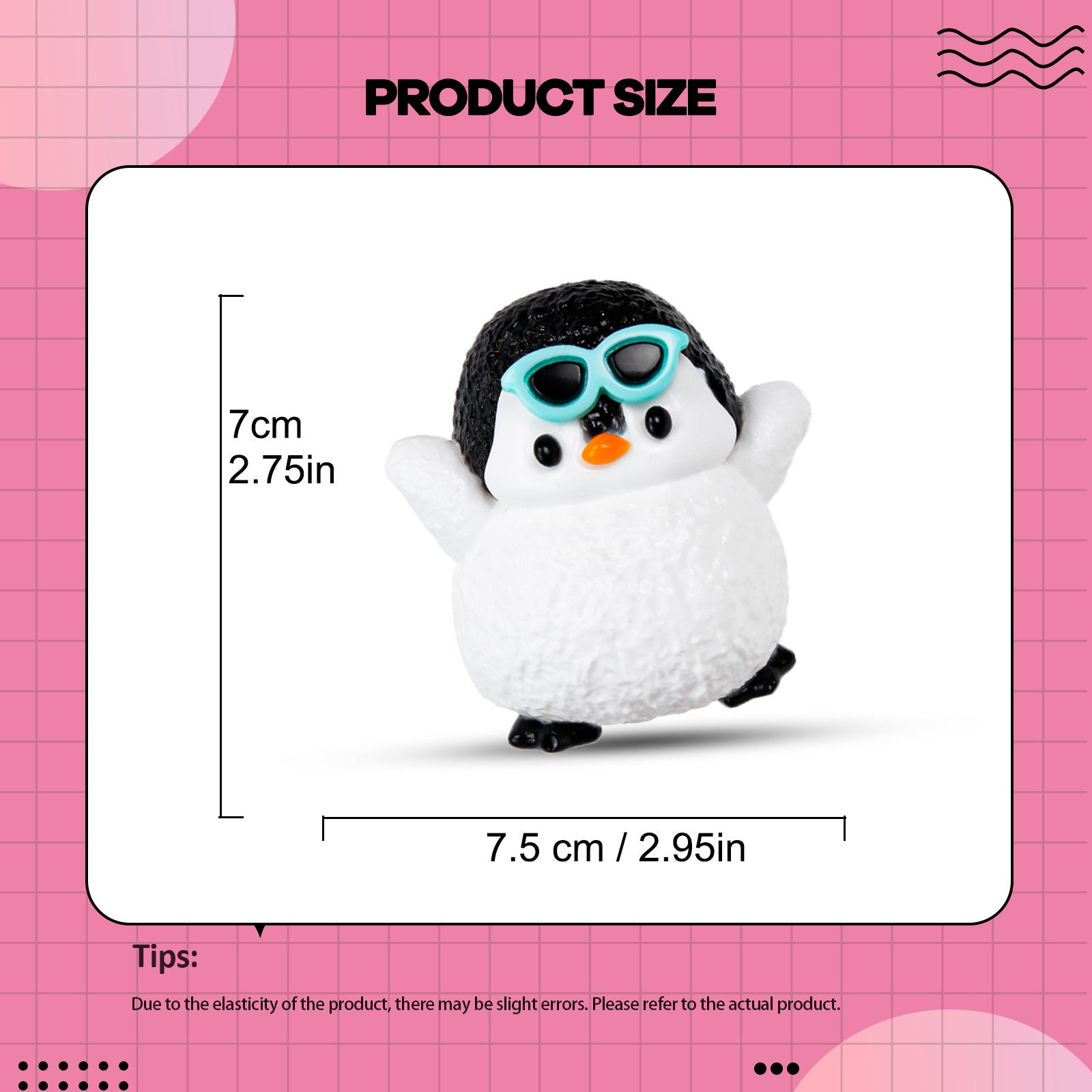 Penguin Squishy Toy - Stress Relief Toy - Soft Squeeze Toy