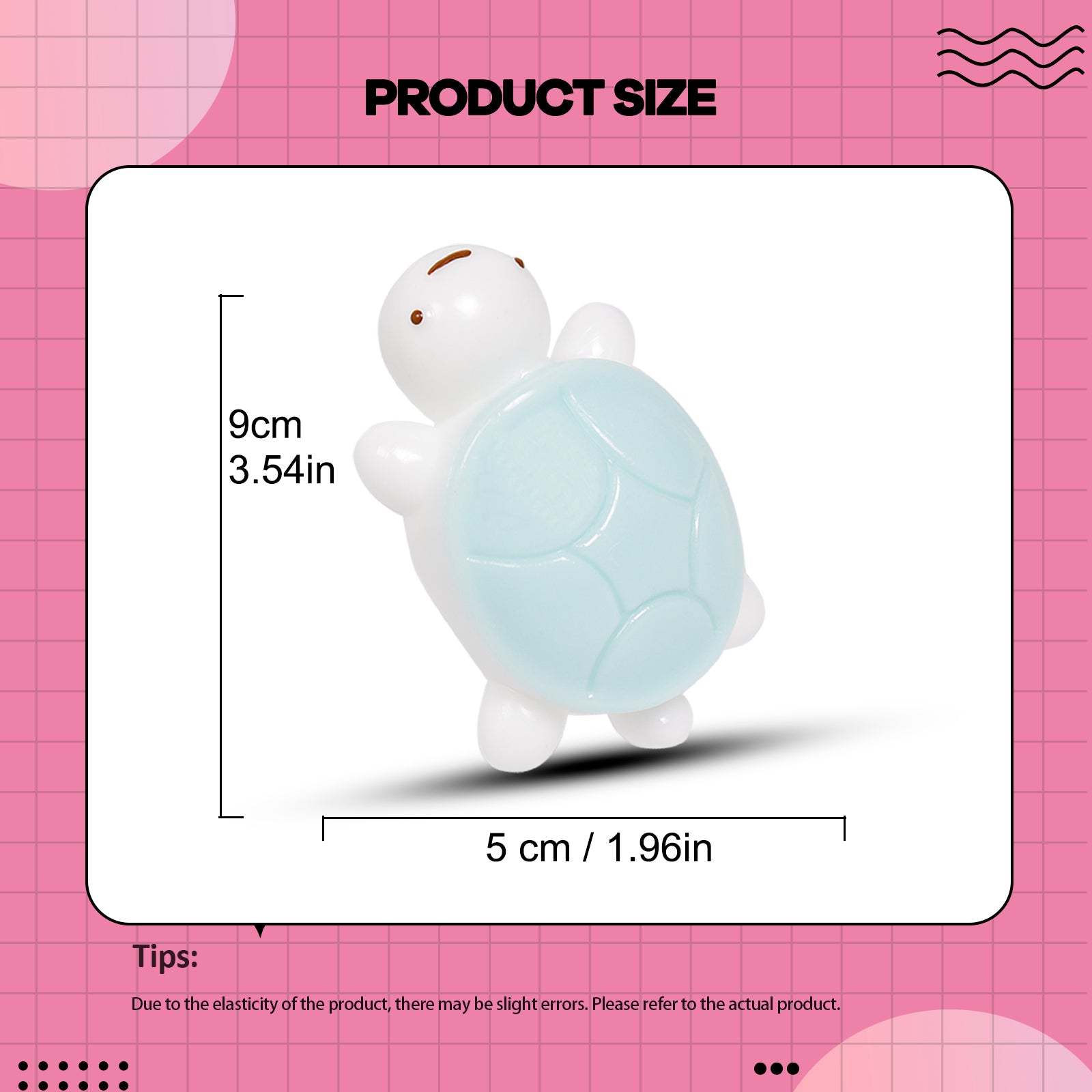 Turtle Squishy Toy - Blue Stress Toy - Soft Squeeze Toy