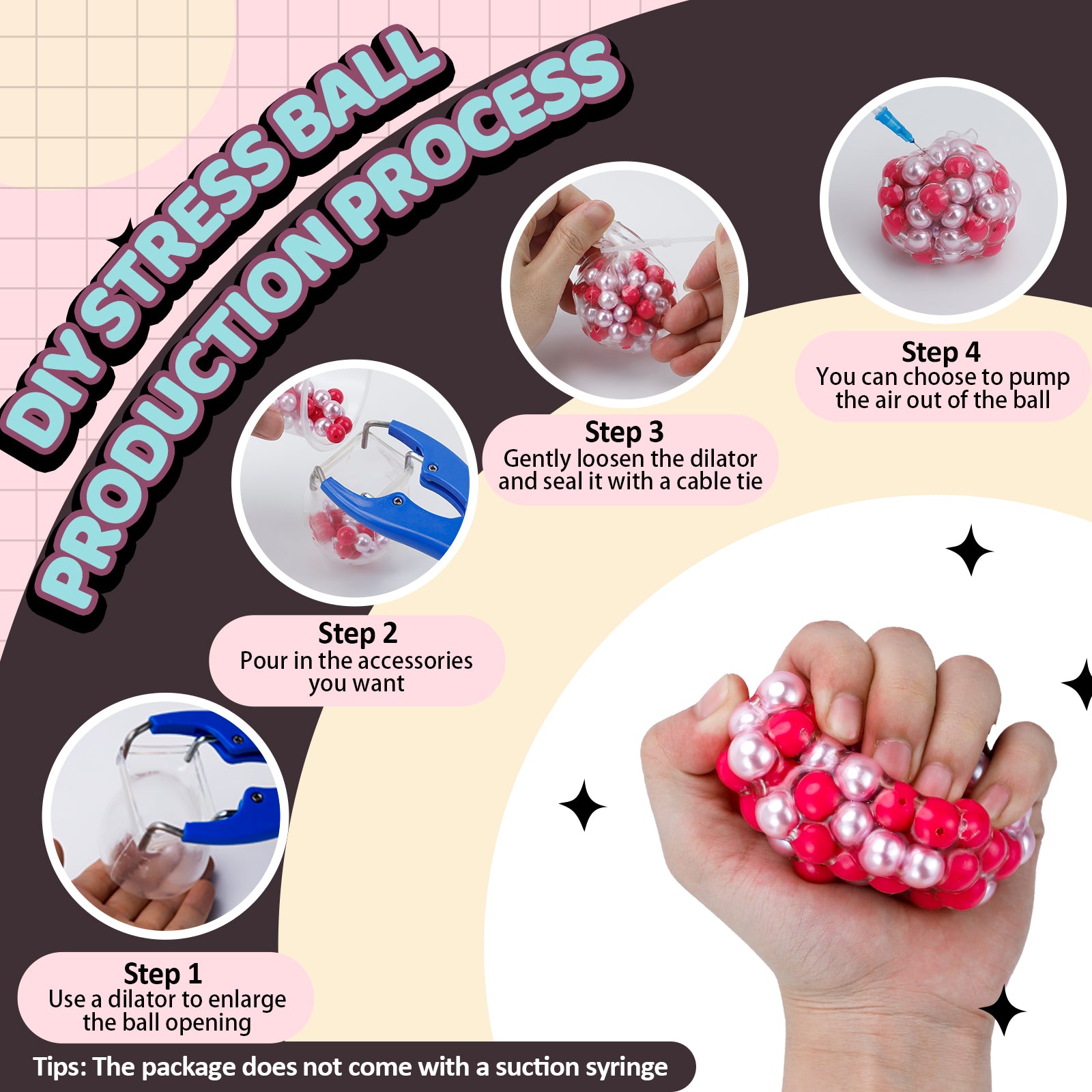 DIY Stress Relief Ball - Classic Series Toy - Handmade Stress Ball