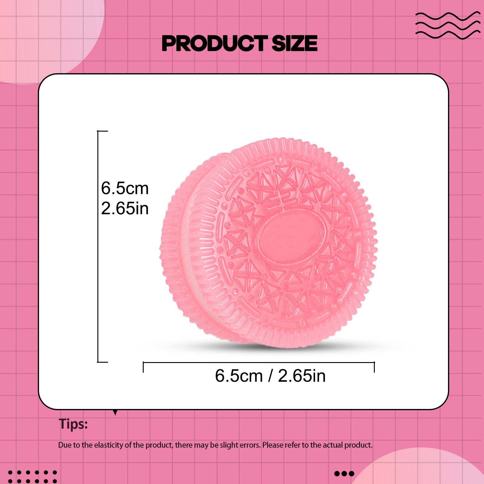 OREO Squishy Toy - Angerbaby Stress Toy - Soft Squeeze Toy
