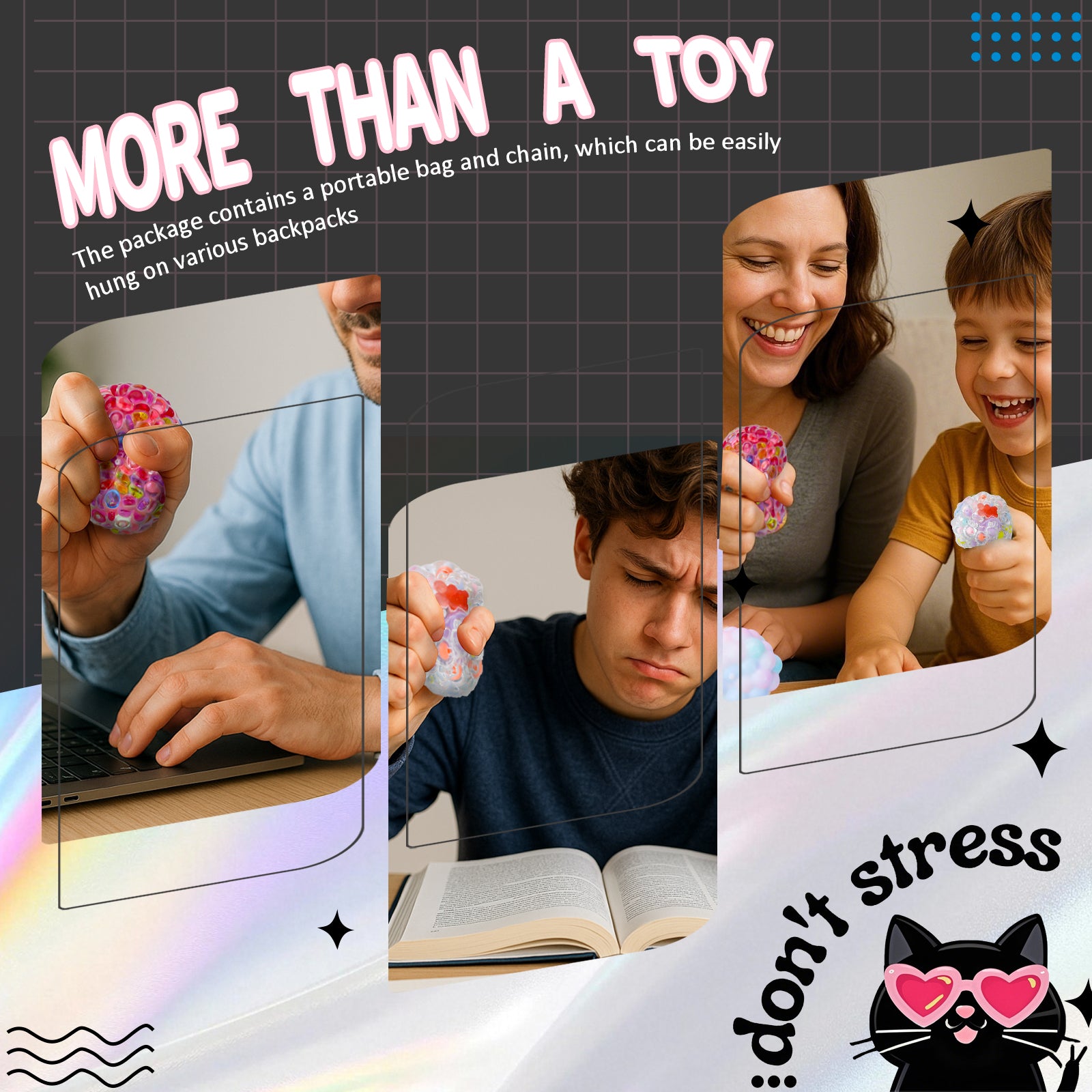 DIY Stress Relief Ball - Shine Series Toy - Handmade Stress Ball